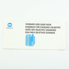 Minolta Standard Lens Guide Book - Vintage Guide