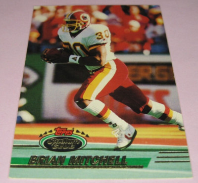 1993 Stadium Club Football #272 Brian Mitchell Washington Redskins