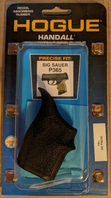 Hogue HANDALL Beavertail Rubber Grip Sleeve For Sig Sauer P365X & XL Black 18710