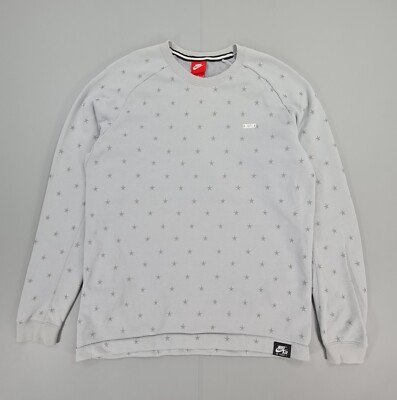 Nike Mens Sweatshirt Grey Medium Air Force Starts Print Sweater 834612  UK