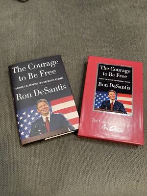 Ron DeSantis Signed  book Deluxe Collector Set The Courage to Be Free IN HAND