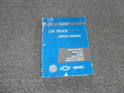 1997 Chevy Suburban 1500 2500 Electrical Wiring Diagrams Manual LT LS