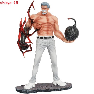 Anime Monkey D Garp Iron Fist Naval Hero 26cm PVC Figure Model  Statue Gifts