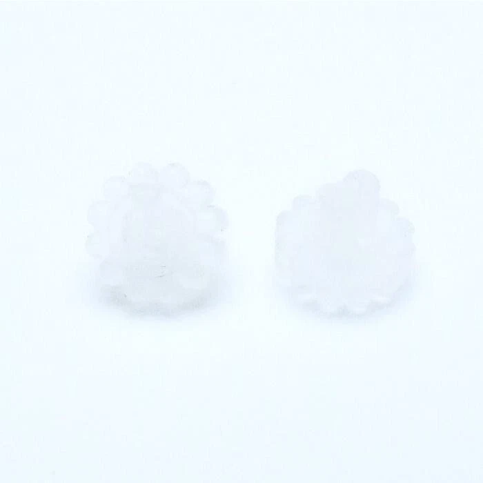 Swarovski Mezzo Cerchio Orecchini Trasparente Placcato Argento 16.8mm x 6.1mm - Immagine 4 di 4