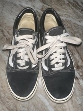 Vans Off The Wall Old Skool Black White Checkered Low Skater Shoe Mens 6 W 7.5