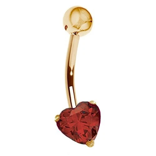 Garnet sale belly ring
