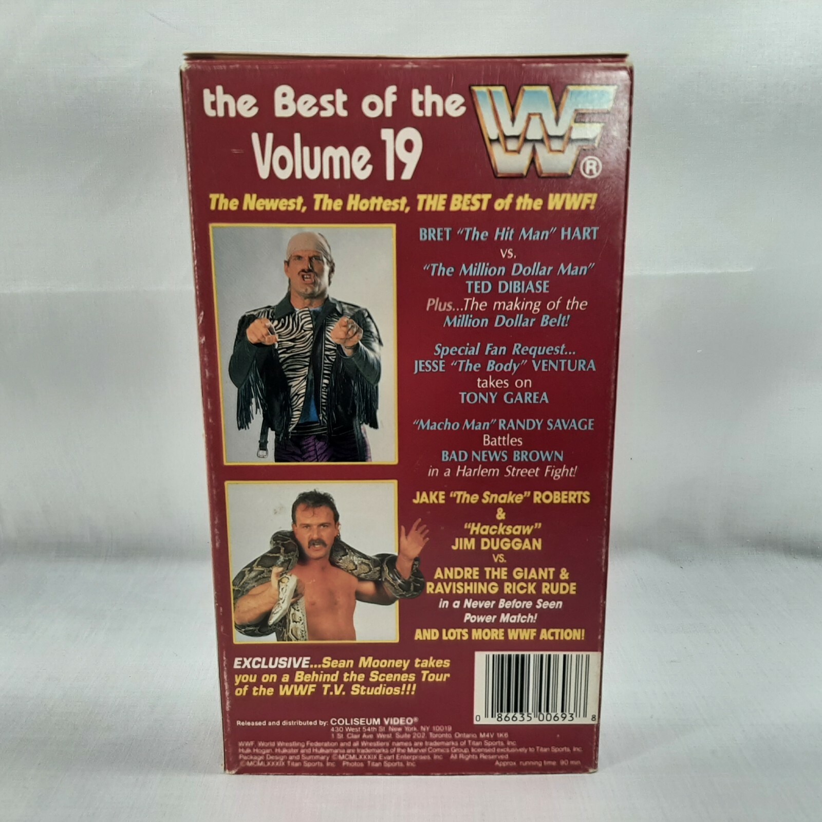 Best of the WWF Volume 19 VHS Coliseum Video WWE Pro Wrestling Jesse