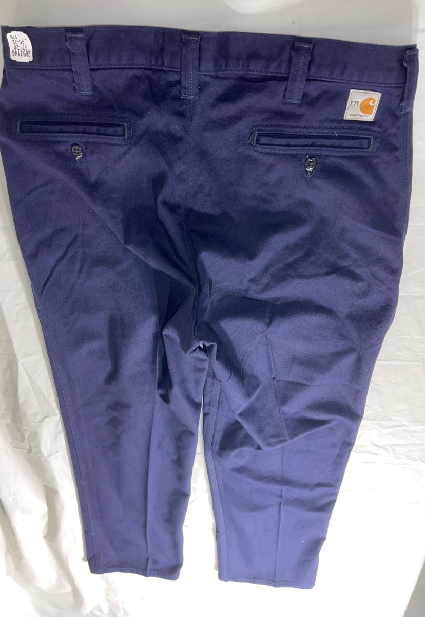 Carhartt FR CAT2 Flame Resistant 371-20 Size 36x30 NAVY BLUE Work
