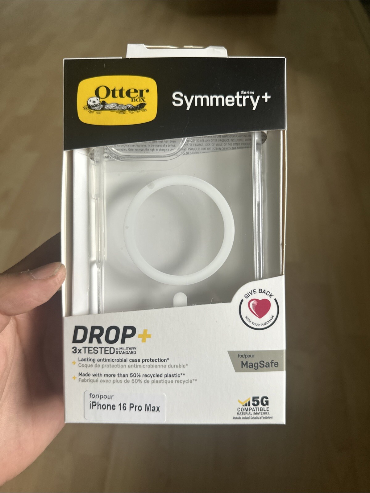 iPhone 16 Pro Max Otterbox Symmetry+ Series Case Clear.-image
