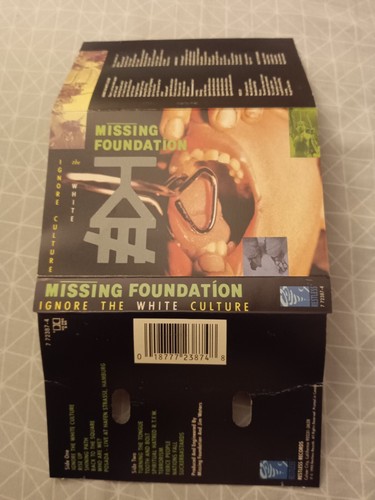 Missing Foundation - Ignore the White Culture 1990 Cassette Industrial Noise, VG - Picture 6 of 7