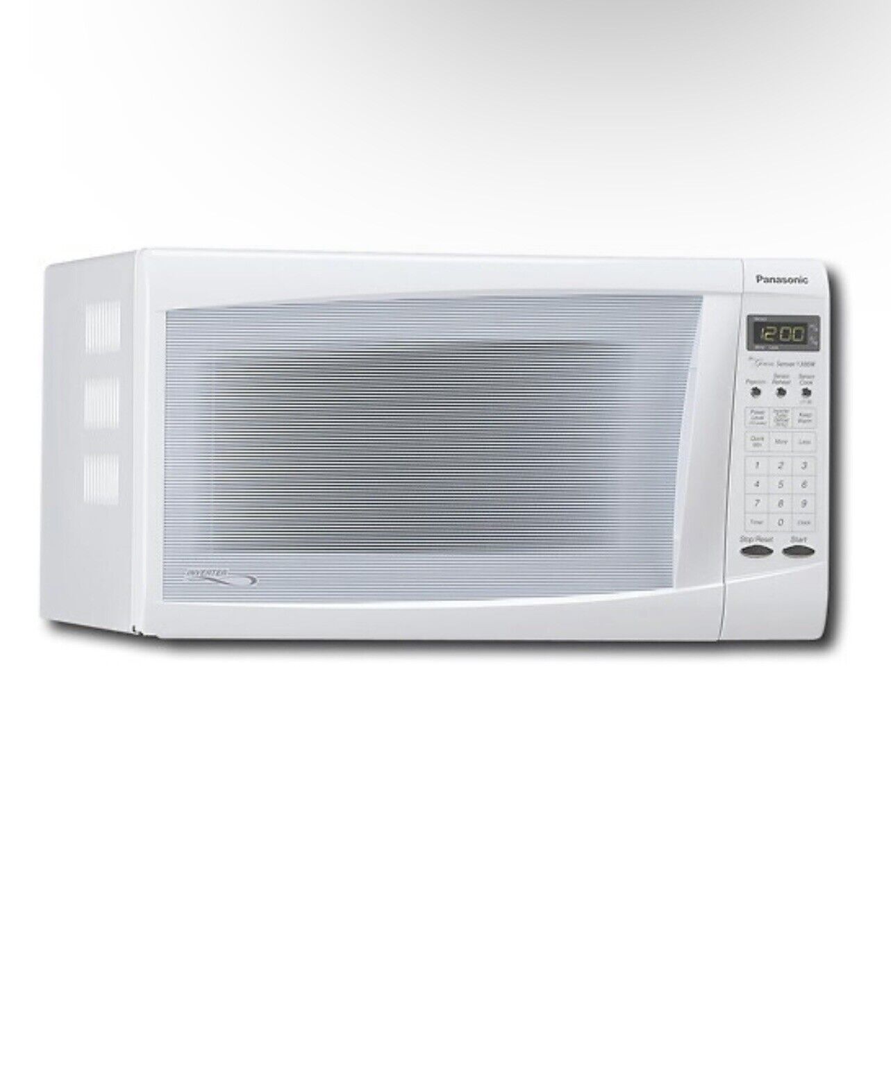 New White Compact Microwave Oven | 3D model