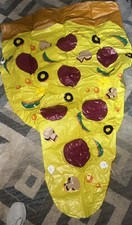 Inflatable Adult Pizza Slice Pool Party Lounger Float Swimming Cup Holders