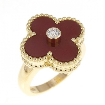 Authentic Van Cleef & Arpels Vintage Alhambra Ring #260-007-049-7113