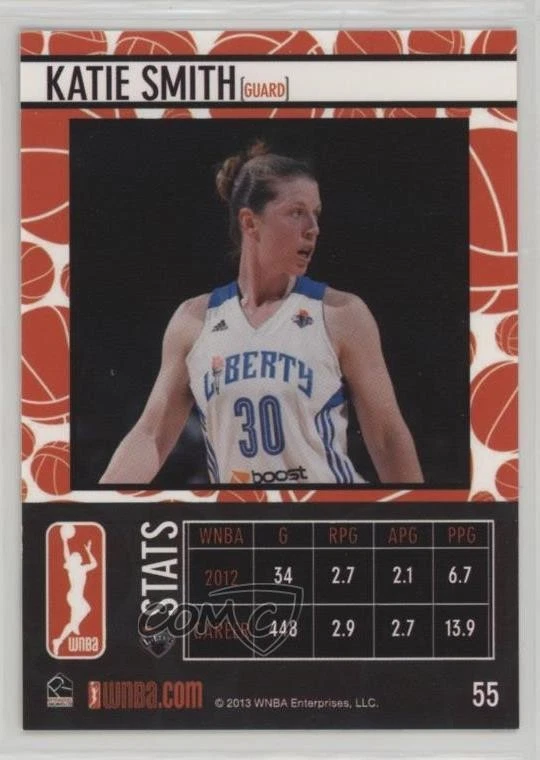 2013 Rittenhouse WNBA /500 Katie Smith #55 HOF - Image 2 of 2
