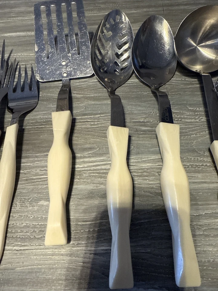 Juego de 12 utensilios CUTCO 17KI blanco perla usados Foto 2 de 4