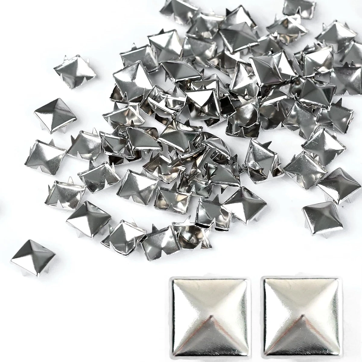 小物 ROUND&PYRAMID STUDS LEATHER SHORTKEYRING 25+ Pyramid Leathercraft Studs, Rivets & Tacks for sale | Updated