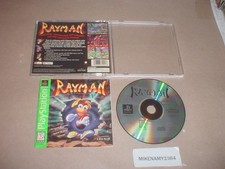 RAYMAN game complete in case w/ manual- Sony Playstation PS1