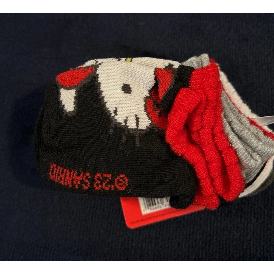 Calcetines Hello Kitty para niños talla: 4 - 7,5 Foto 2 de 4