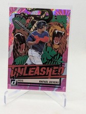 2021 DONRUSS RAFAEL DEVERS UNLEASHED PINK FIREWORKS PARALLEL # UNL25