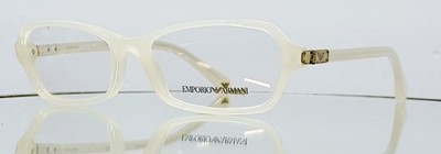 Original EMPORIO ARMANI EA 3009 5082 Eyeglasses OPAL IVORY New Plastic 52-16-135