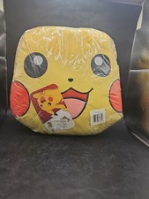 Pok mon Pikachu Plush Pillow Yellow 14x16 IN Sealed With Tage