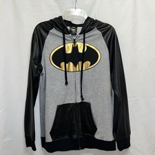 Batman Jacket with hood/mask/Helmet Ears Batman  DC Comics S XL 15/17 Youth