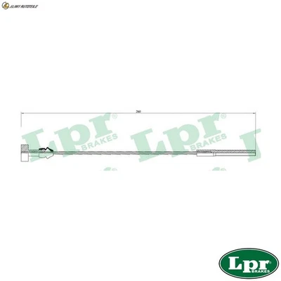 SEILZUG FESTSTELLBREMSE C0919B FÜR VOLVO B4184S3/4184S 1.7L B4164S2 1.6L 4cyl - Bild 1 von 4