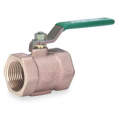 Milwaukee Butterfly Valve, BB2102-3/8, Bronze, 175 psi, Handle Type Lever