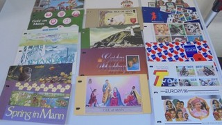 17 DIFFERENT ISLE OF MAN STAMP PRESENTATION PACKS FROM 1996 & 1997