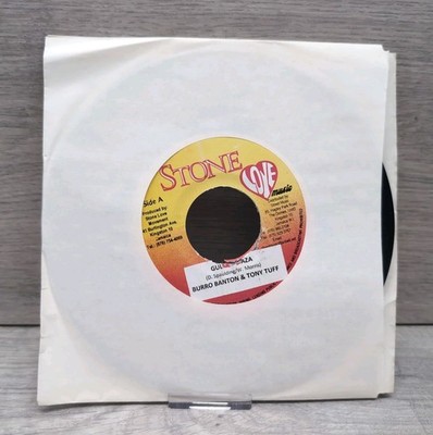 Burro Banton & Tony Tuff - Gully & Gaza - 7'' Vinyl Single - Stone Love Music 