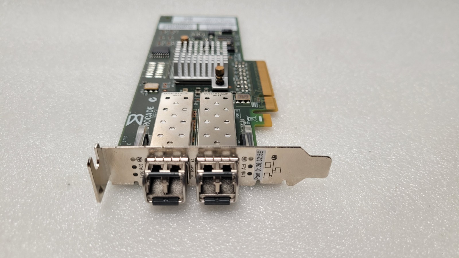 Dell Brocade Br-825 Dual Port 8gb Fibre Channel Host Bus Adapter 07T5GY ...
