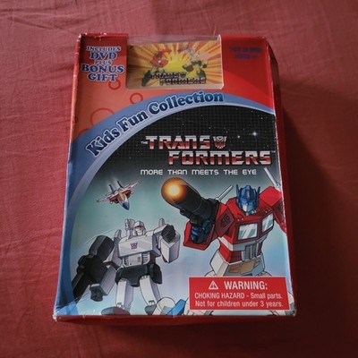 The Transformers More Than Meets The Eye Kids Fun Collection Toy + Dvd