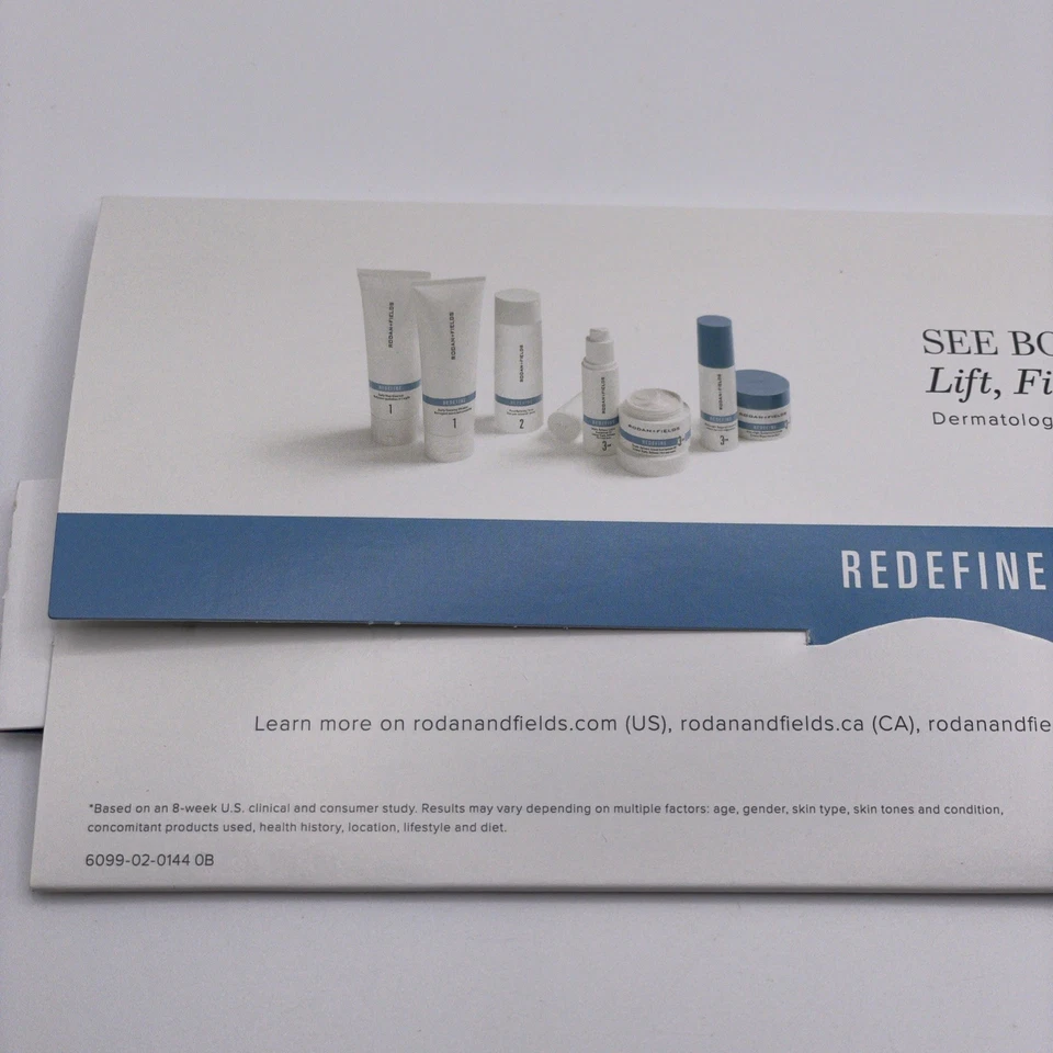 Rodan Fields Redifine 4 Step Regimen Travel Sample .06oz Anti-aging Cream Toner - Image 4 of 4