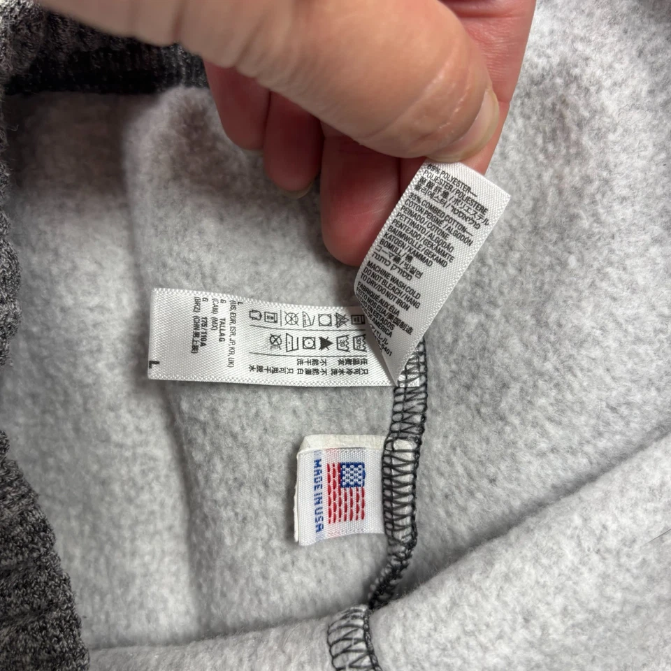 American Apparel Women's L Marled Gray Interlock Running Shorts Hot Pants - Image 4 of 4