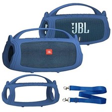 Silicone Cover Case for JBL Charge 4/5 Portabletooth Speaker - Soft Skin Blue