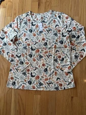 Christopher & Banks Bling Halloween T Shirt PM 