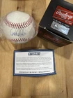 Derek Jeter Signed Official MLB Baseball Steiner Sticker COA Yankees Auto