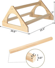 Wooden Chick Perch, Chick Stand Training Perch, Wood Chicken Roosting Bar for...