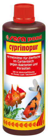 Sera Pond Cyprinopur 250 Ml Teich Breitbandmittel Medizin Gegen Krankheitserrege-image