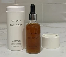 Tan Luxe The Body Illuminating Self Tan Drops , *Light Medium * 1.69 oz NIB