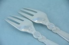 2 Georg Jensen Cactus Sterling Silver 6-3/8" Fish Fork No Monogram — photo 5