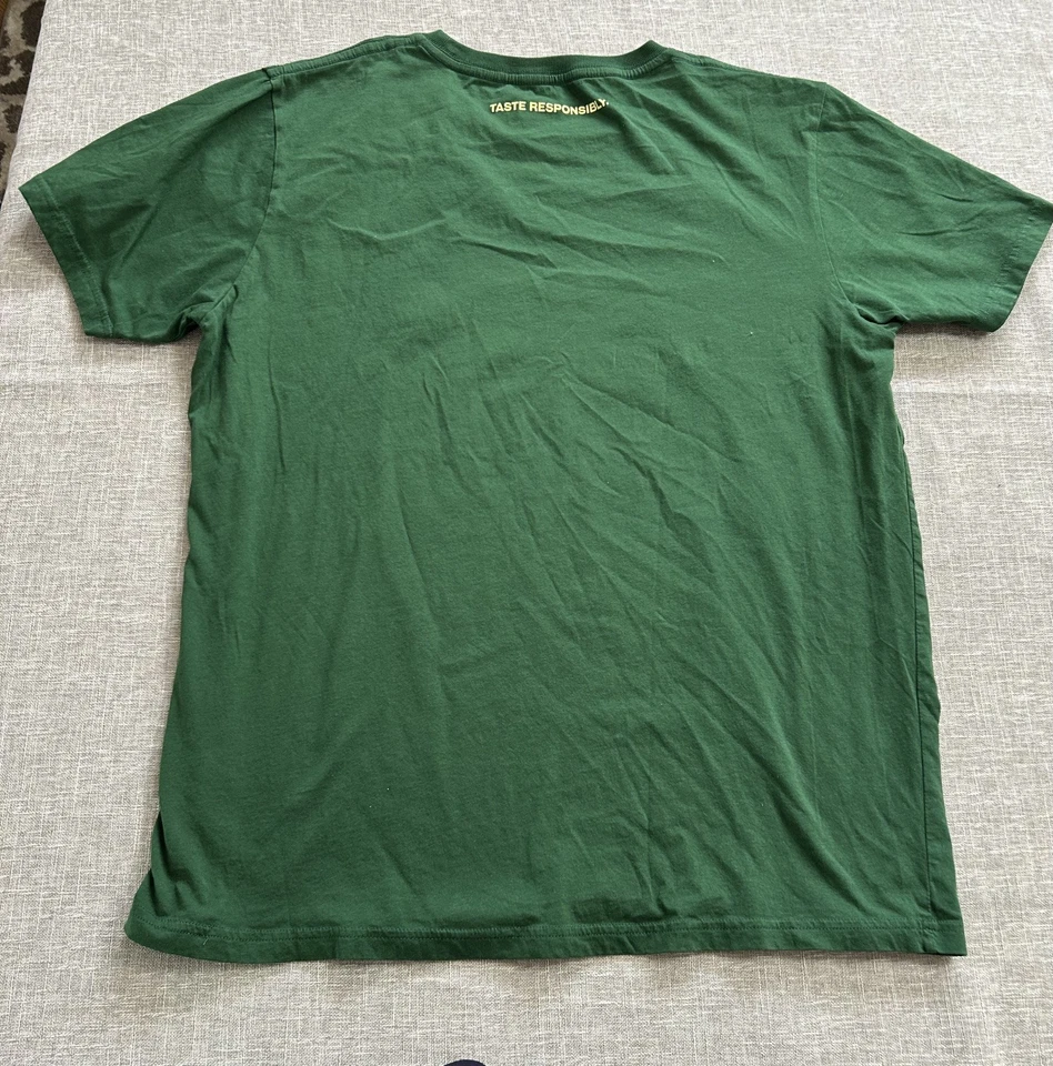 Camiseta Jameson Irish Whiskey Para Hombres Talla XL Verde Crema Logotipo Hechizado Camiseta Foto 2 de 2
