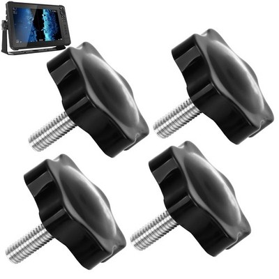 XINKE 4 Pcs 000-10467-001 Bracket Knob Compatible with Lowr-ance B&G Black 