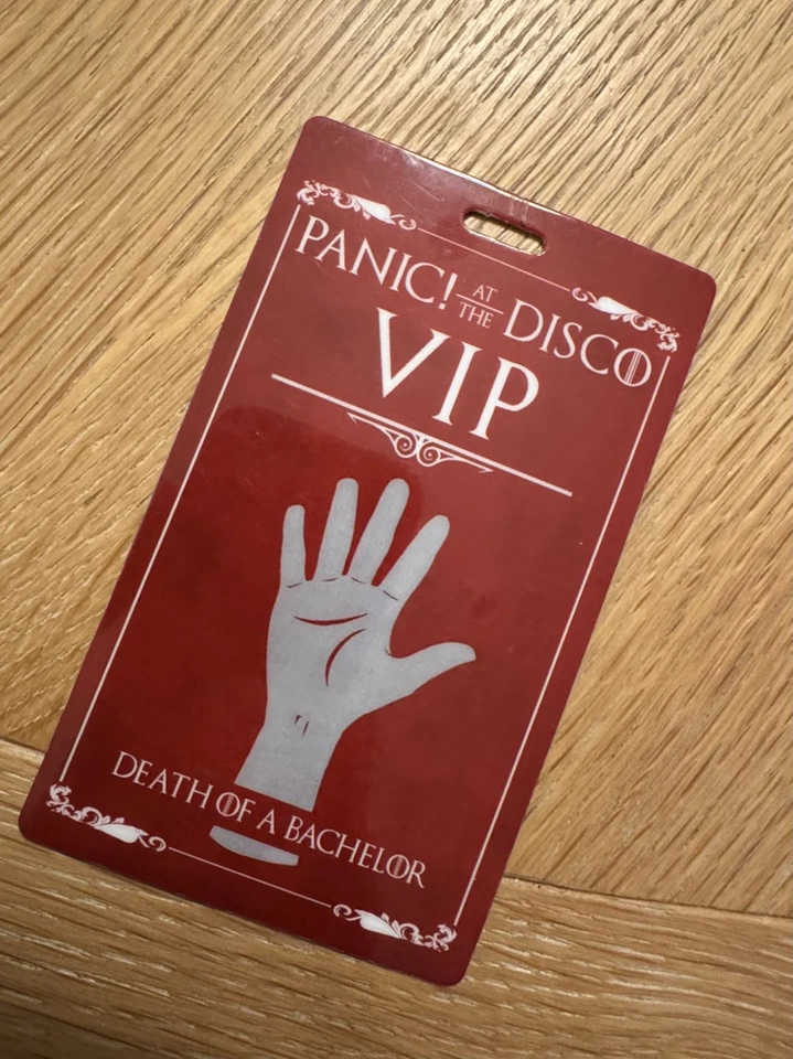PÂNICO! AT THE DISCO - Backstage Pass - DEATH OF A BACHELOR TOUR - 2017 - Imagem 2 de 3