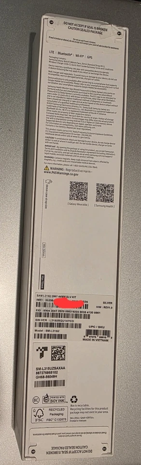 ✅ NEW SEALED Samsung Galaxy Watch 7 44mm LTE Unlocked SILVERR SM-L315UZSAXAA - Image 2 of 4