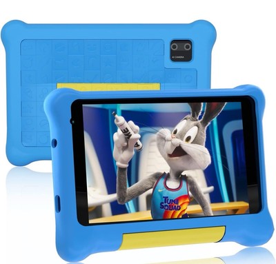 AEEZO Kids Tablet 7 inch Android 13 Tablets 5+32GB with Shockproof WIFI Blue