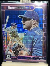 Pete Alonso #19 Holo Purple Pandora FOTL /99 - 2021 Donruss - Diamond Kings