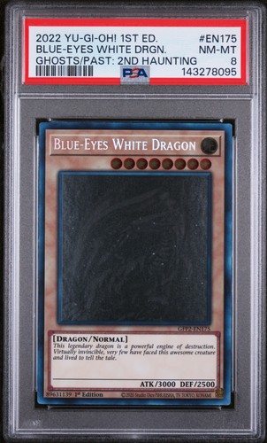 Blue Eyes White Dragon GFP2-EN175 Ghost Rare 1st Edition Yugioh PSA 8 *095