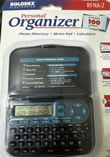 Rolodex Electronics Personal Organizer RFNA-2 Phone Directory, Calculator. New