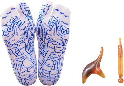 Reflexology Socks with Trigger Point Massage Tool, Foot  Remedy for Foot Massage